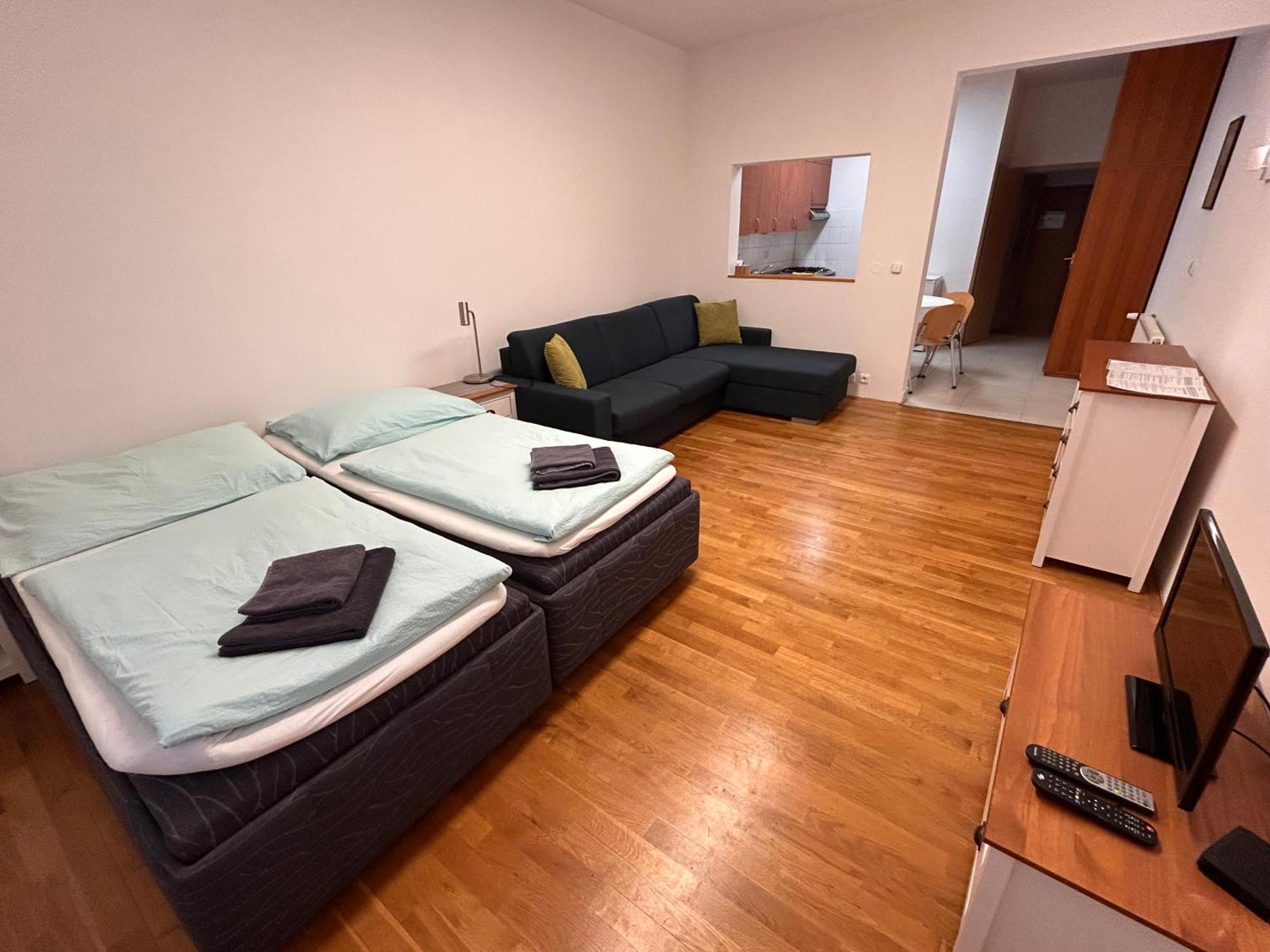 Apartments Karlin Praha Bagian luar foto